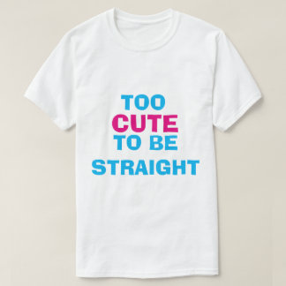Zu niedlich gerader T - Shirt sein