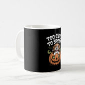 Zu Niedlich, Halloween Hund zu sprechen Kaffeetasse (Vorderseite Links)