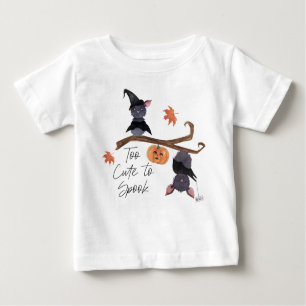 Zu Niedlich, Halloween Watercolor Bats Baby zu spr Baby T-shirt