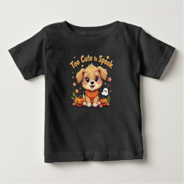 Zu Niedlich, Halloween zu sprechen Baby T-shirt