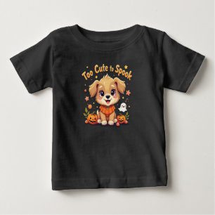 Zu Niedlich, Halloween zu sprechen Baby T-shirt