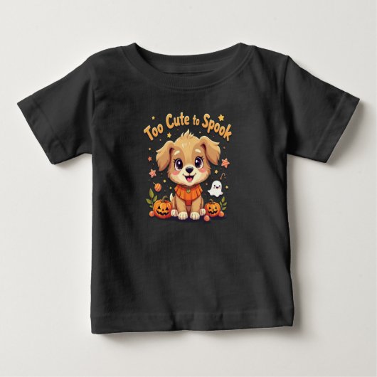 Zu Niedlich, Halloween zu sprechen Baby T-shirt (Vorderseite)