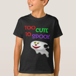 Zu Niedlich, um Adorable Ghost Halloween Design zu T-Shirt