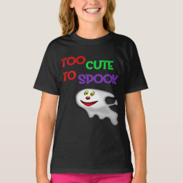 Zu Niedlich, um Adorable Ghost Halloween Design zu T-Shirt