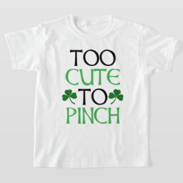 Zu Niedlich, um den St. Patrick's Day T - Shirt zu