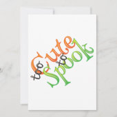 Zu Niedlich, um Einladungen zu sprechen (Vorderseite)