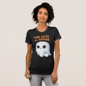 Zu Niedlich, um Funny Ghost zu sprechen T-Shirt (Vorne ganz)