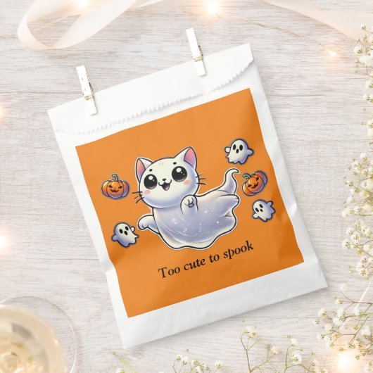Zu niedlich, um Geisterkatze zu verderben Geschenktütchen (Ausgeschnitten)
