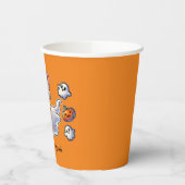 Zu niedlich, um Geisterkatze zu verderben Pappbecher (Links)