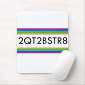 zu Niedlich, um gerade zu sein Mousepad (Mit Mouse)
