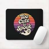 Zu Niedlich, um Ghost Funny Halloween Sprichwort z Mousepad (Mit Mouse)