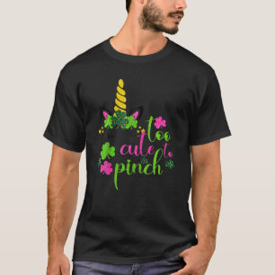 Zu Niedlich, um Girls zu pinch St Patrick's Day Lu T-Shirt