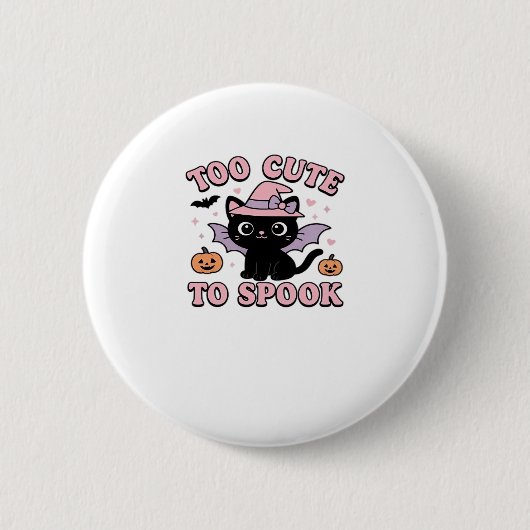 Zu Niedlich, um � Halloween Cat Edition Classic zu Button (Vorderseite)