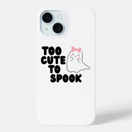 Zu Niedlich, um Halloween-Fall zu sprechen Case-Mate iPhone Hülle (Rückseite)