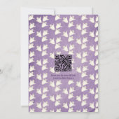 Zu Niedlich, um Halloween-Kinderdusche QR zu sprec Einladung (Rückseite)