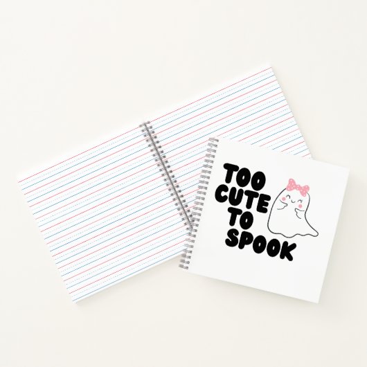 Zu Niedlich, um Halloween-Notebook zu sprechen Notizblock (Innenseite)