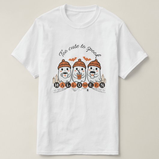 Zu Niedlich, um Halloween-T - Shirt zu sprechen -  (Design vorne)