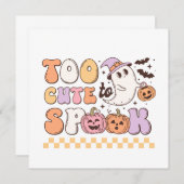 Zu Niedlich, um Halloween zu sprechen Einladung (Vorne/Hinten)