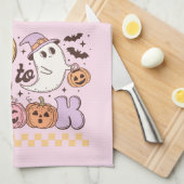 Zu Niedlich, um Halloween zu sprechen Geschirrtuch (Viertel Falte)