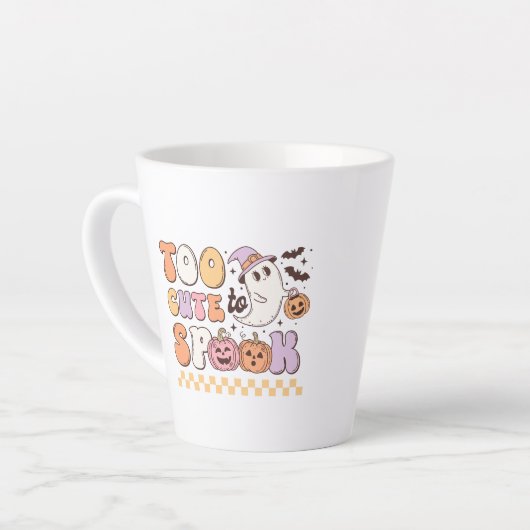 Zu Niedlich, um Halloween zu sprechen Milchtasse (Linke Ecke)