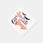 Zu Niedlich, um Halloween zu sprechen Serviette (Ecke)