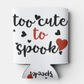 zu niedlich, um Halloween zu verdauen Dosenkühler (Rückseite)