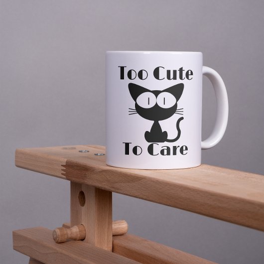 Zu Niedlich, um Katze zu pflegen Kaffeetasse