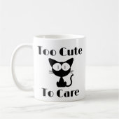 Zu Niedlich, um Katze zu pflegen Kaffeetasse (Links)