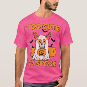 Zu niedlich, um Niedliche Walisische Korgi Hallowe T-Shirt