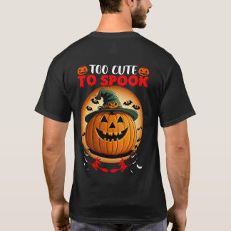 Zu niedlich, um Orangenkürbis und Hut zu verderben T-Shirt