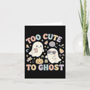Zu Niedlich, um Pastel Halloween Retro Fall Aest z Karte