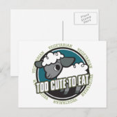 Zu Niedlich, um Schafe zu essen Postkarte (Vorne/Hinten)