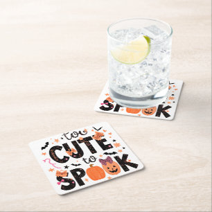 Zu Niedlich, um Typografie zu sprechen Stilvolles  Rechteckiger Pappuntersetzer