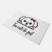 Zu niedlich, um versagen(4) fußmatte (Schrägansicht)