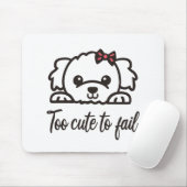 Zu niedlich, um versagen(4) mousepad (Mit Mouse)