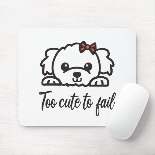 Zu niedlich, um versagen(4) mousepad (Mit Mouse)