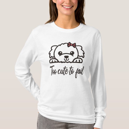 Zu niedlich, um versagen(4) T-Shirt (Vorderseite)