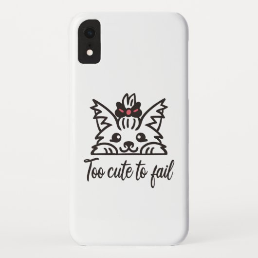 Zu niedlich, um versagen Case-Mate iPhone hülle (Rückseite)