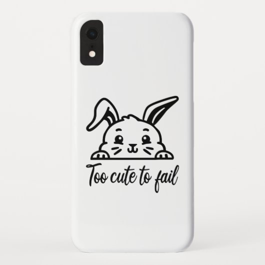 Zu niedlich, um versagen Case-Mate iPhone hülle (Rückseite)