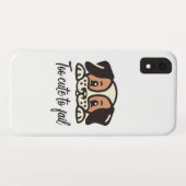 Zu niedlich, um versagen Case-Mate iPhone hülle (Rückseite (Horizontal))