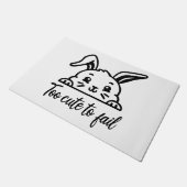 Zu niedlich, um versagen fußmatte (Schrägansicht)