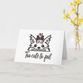 Zu niedlich, um versagen karte (Gelbe Blume)