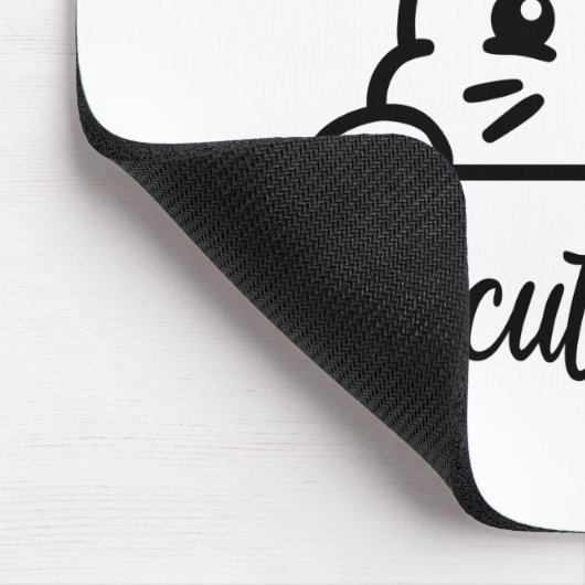 Zu niedlich, um versagen mousepad (Ecke)