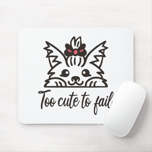 Zu niedlich, um versagen mousepad (Mit Mouse)