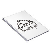 Zu niedlich, um versagen notizblock (Rechte Seite)