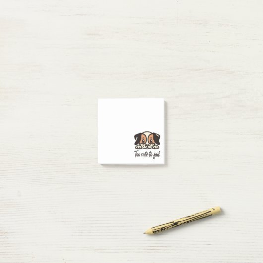 Zu niedlich, um versagen post-it klebezettel (Auf Schreibtisch)