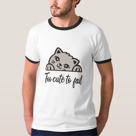 Zu niedlich, um versagen T-Shirt (Vorderseite)