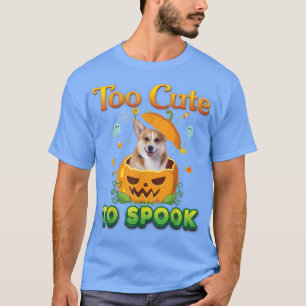 Zu Niedlich, um Walisisch Corgi Hund Halloween Pum T-Shirt