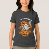Zu niedlich, um zu kochen!-Halloween Tri-Blend Shirt (Vorderseite)