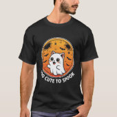 Zu Niedlich, um zu sprechen - Adorable Ghost Cat H T-Shirt (Vorderseite)